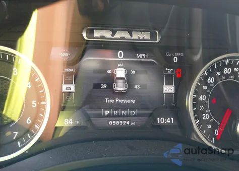 2024 Ram 1500 Laramie 4X2 5'7 Box из США, поврежденный, VIN 1C6RREJT0RN220734